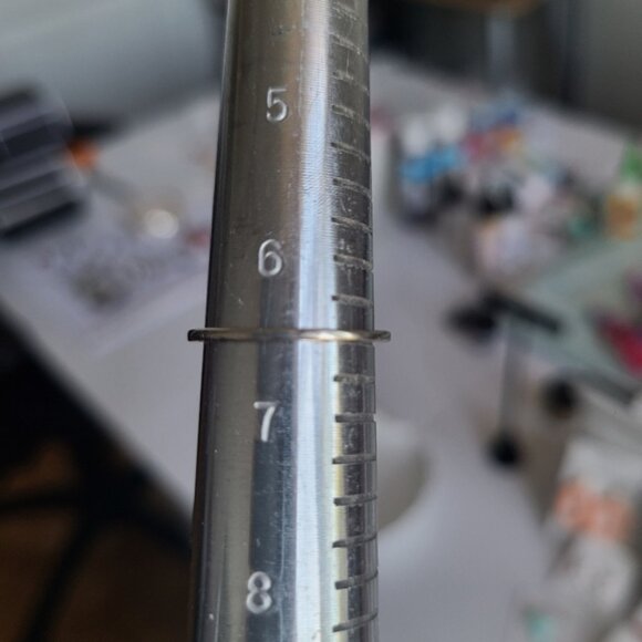 Vintage Boho Sterling Silver Brown Tiger's Eye Gemstone Cabochon Ring 6.5 - Picture 12 of 12